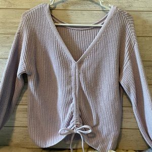 Hollister Cozy Scrunch Knit Sweater